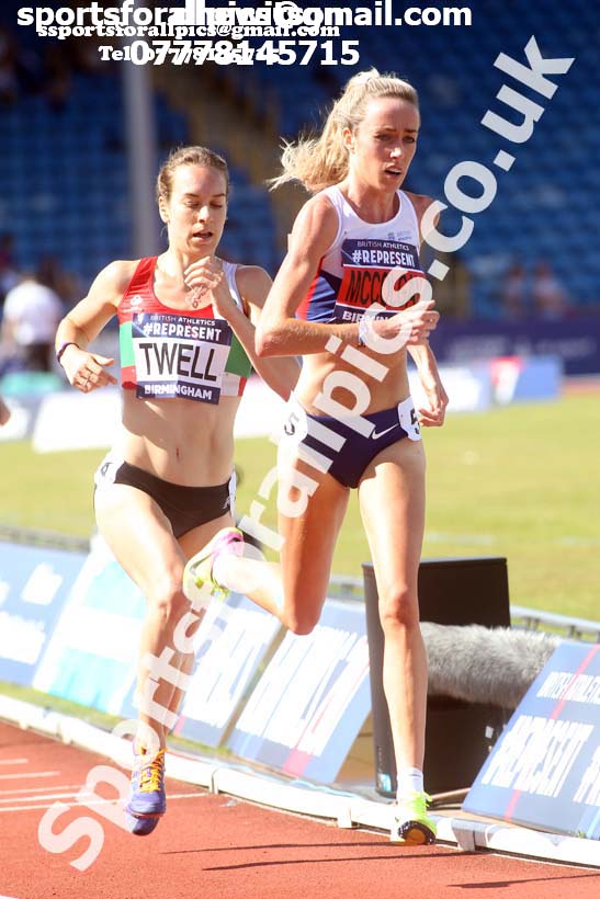Womens 5000 metres, British World Championship Team Trials, Alexander Stadium, Birmingham